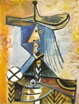 Pablo Picasso Painting - Personaje 3 1971 cubismo Pablo Picasso
